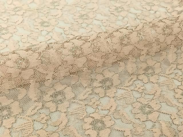 平和屋着物▽羽織　スリーシーズン　春夏秋　塵除け　総レース　草花文　銀糸　洗える着物　AABJ3581jh