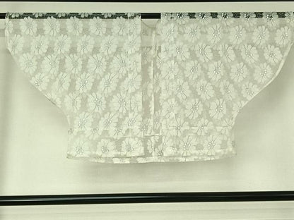 平和屋着物▽羽織　スリーシーズン　春夏秋　塵除け　舞花文　銀糸　洗える着物　AABJ3582jh