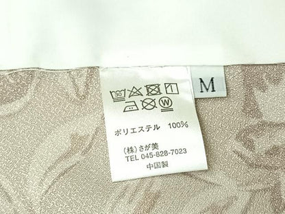 平和屋着物▽小紋　単衣　草花文　さが美扱い　洗える着物　AABJ3609jh