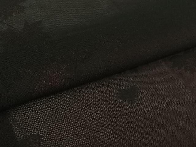 平和屋着物▽羽織　スリーシーズン　春夏秋　塵除け　枝花文　黒地　正絹　逸品　AABJ3611jh