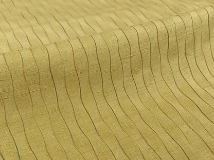 平和屋着物▽上質な紬　単衣　立涌文　正絹　逸品　AABJ3621jh