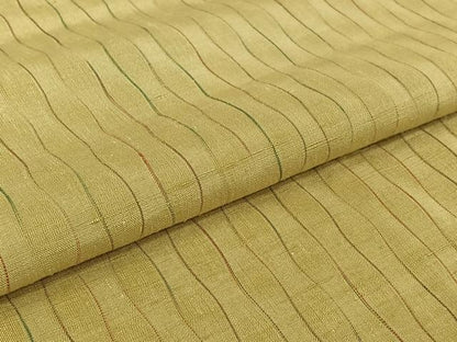 平和屋着物▽上質な紬　単衣　立涌文　正絹　逸品　AABJ3621jh