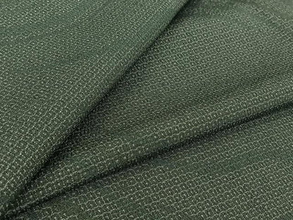 平和屋着物▽本塩沢　単衣　流水文　正絹　逸品　AABJ3623jh