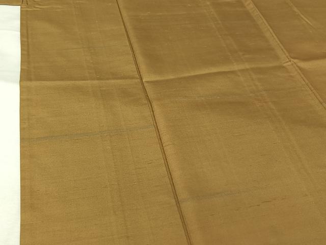 平和屋着物▽上質な紬　単衣　霞文　正絹　逸品　AABJ3632jh