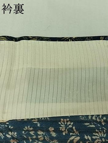 平和屋着物▽上質な小紋　単衣　更紗花文　正絹　逸品　AABJ3639jh