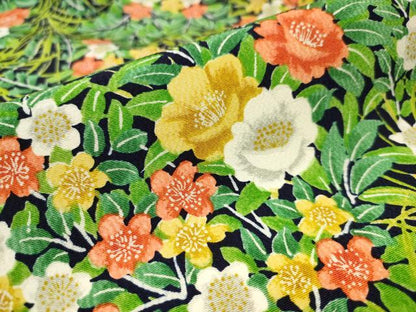 平和屋着物■上質な小紋　草花尽くし　正絹　逸品　AABJ3643br