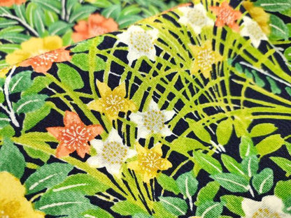平和屋着物■上質な小紋　草花尽くし　正絹　逸品　AABJ3643br