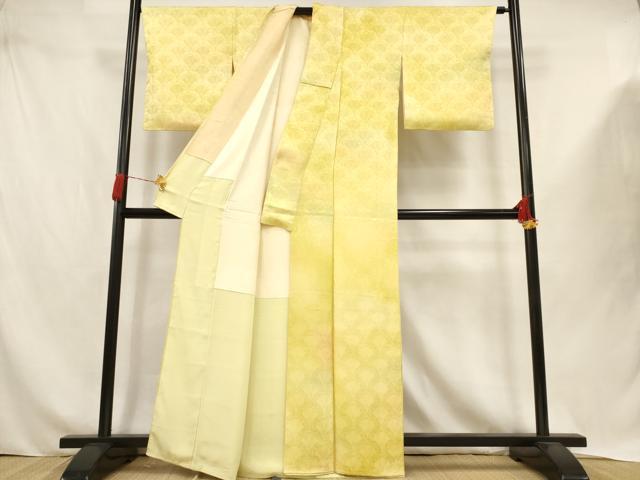 平和屋着物■訪問着　源氏車青海波　暈し染め　正絹　逸品　AABJ3644br