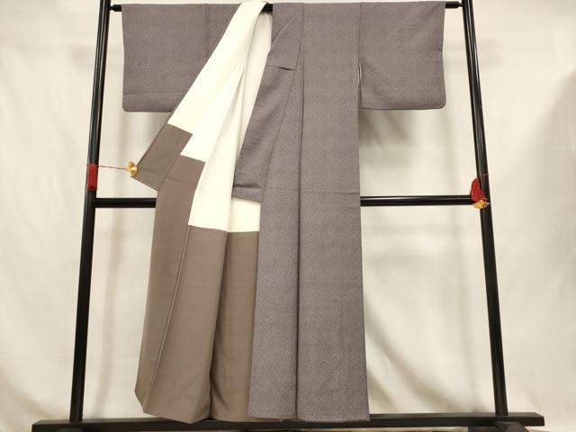 平和屋着物■江戸小紋　抽象文様　正絹　逸品　AABJ3654br