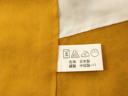 平和屋着物■小紋　舞桜文　洗える着物　未使用　AABJ3658br