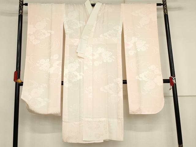 平和屋着物●創業460年・千總　振袖・長襦袢(無双仕立て)セット　花丸文　金糸　金彩　三越扱い　正絹　逸品　AABJ3682cs