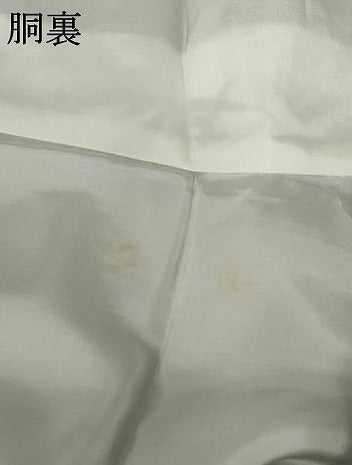 平和屋着物●綿薩摩　麻の葉文様　木綿　逸品　未使用　AABJ3688cs