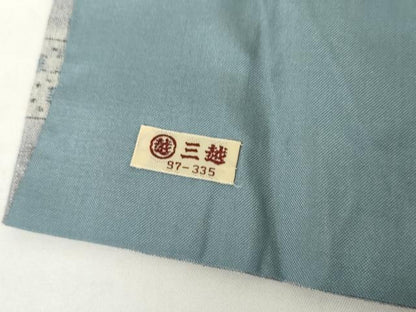平和屋着物●本場結城紬　重要無形文化財　モロ入り　100亀甲　エ霞吉祥文　三越扱い　正絹　逸品　AABJ3701cs