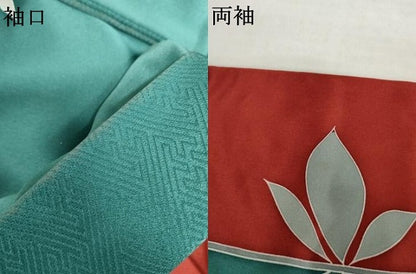 平和屋着物●豪華振袖　駒刺繍　舞蝶文　金彩　正絹　逸品　AABJ3708cs