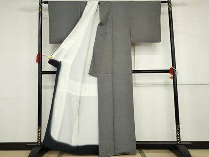 平和屋着物●江戸小紋　抽象文様　正絹　逸品　AABJ3714cs