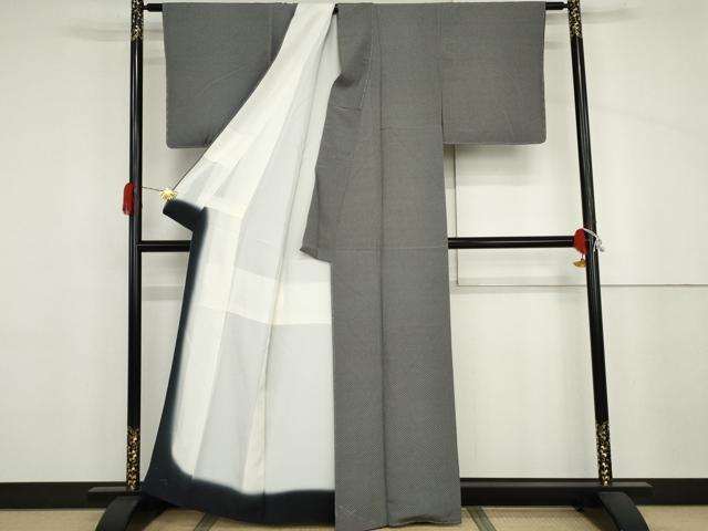 平和屋着物●江戸小紋　抽象文様　正絹　逸品　AABJ3714cs
