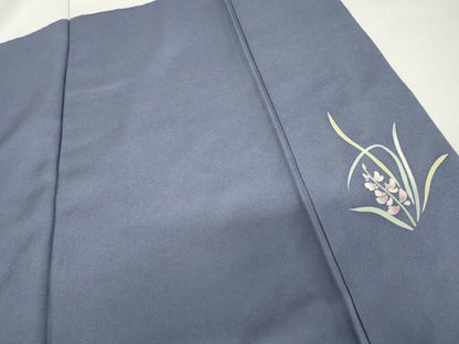 平和屋着物●訪問着　駒刺繍　花蔦の葉文　金彩　正絹　逸品　AABJ3719cs