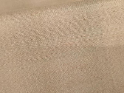 平和屋着物●紅花紬　米沢　新田英行　新田間道　証紙付き　正絹　逸品　未使用　AABJ3720cs