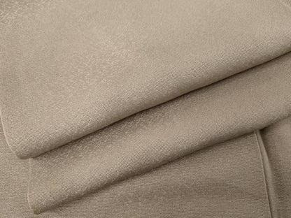 平和屋着物●上質な色無地　茶鼠色　正絹　逸品　AABJ3731cs