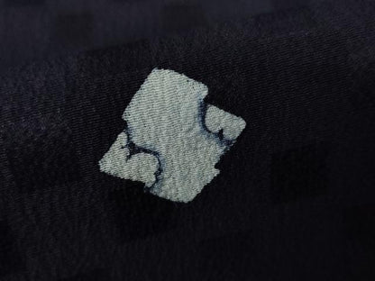 平和屋着物●訪問着　絞り　松皮菱文　正絹　逸品　AABJ3735cs