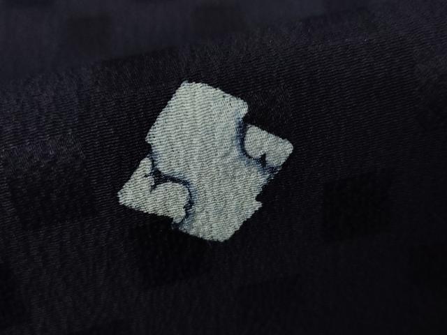 平和屋着物●訪問着　絞り　松皮菱文　正絹　逸品　AABJ3735cs