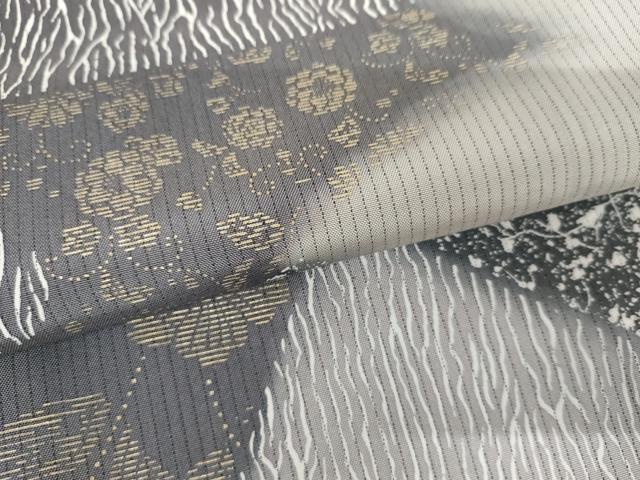 平和屋着物●訪問着　作家物　辻が花　麻の葉文様　金彩　正絹　逸品　AABJ3738cs