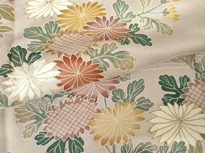 平和屋着物●訪問着　刺繍　流水松竹梅文　金糸　金彩　ますいわ屋扱い　正絹　逸品　AABJ3741cs
