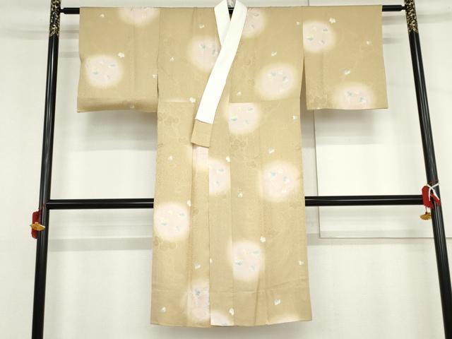 平和屋着物●長襦袢　無双仕立て　蔦の葉文　暈し染め　やまと誂製　正絹　逸品　AABJ3757cs