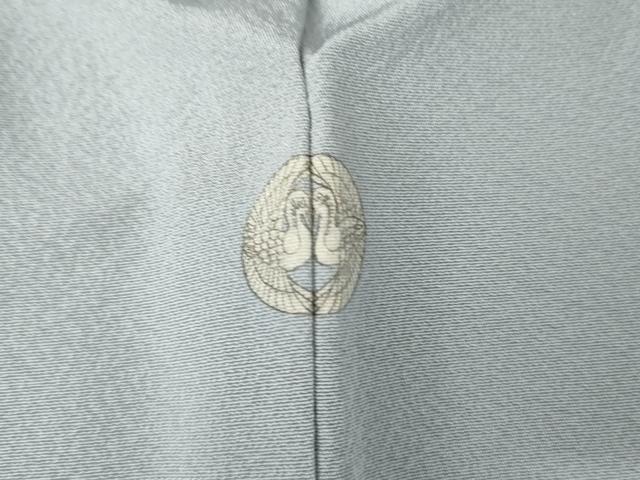 平和屋着物●上質な色無地　淡藤色　正絹　逸品　AABJ3759cs