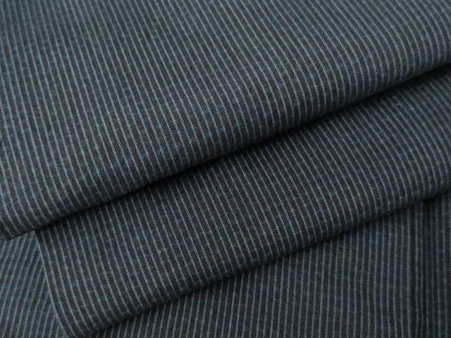 平和屋着物●男性　紬　アンサンブル　格子　正絹　逸品　AABJ3762cs
