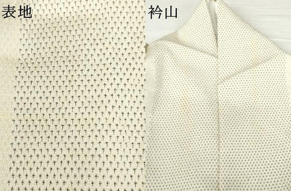 平和屋着物●本塩沢　花間道　正絹　逸品　AABJ3798cs