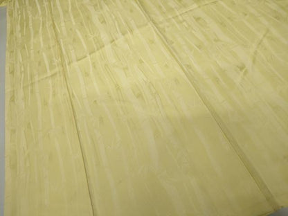 平和屋着物●お召　笹竹文　正絹　逸品　AABJ3814cs