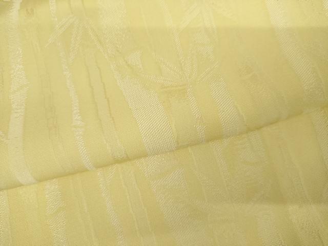 平和屋着物●お召　笹竹文　正絹　逸品　AABJ3814cs