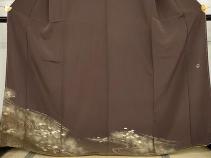 平和屋着物●TOKI志すい キモノモードオリジナルブランド　訪問着　流水文　金彩　正絹　逸品　未使用　AABJ3819cs