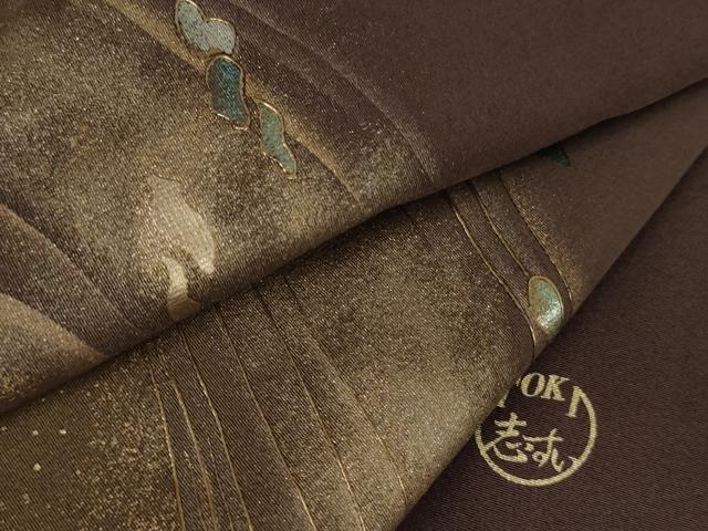 平和屋着物●TOKI志すい キモノモードオリジナルブランド　訪問着　流水文　金彩　正絹　逸品　未使用　AABJ3819cs