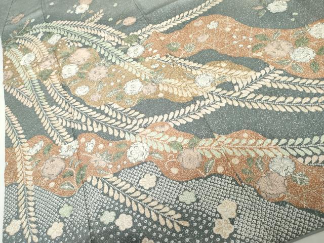 平和屋着物●訪問着　辻が花　暈し染め　正絹　逸品　AABJ3835cs