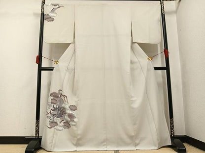 平和屋着物●撫松庵　訪問着　龍　洗える着物　AABJ3853ph