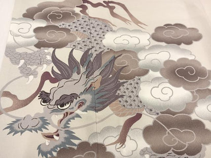 平和屋着物●撫松庵　訪問着　龍　洗える着物　AABJ3853ph