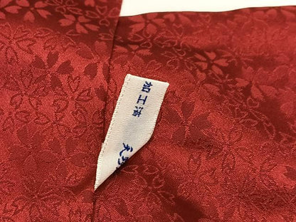 平和屋着物●豪華振袖　舞花文　暈し染め　銀通し地　正絹　逸品　AABJ3861ph
