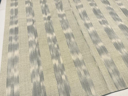 平和屋着物●本場結城紬　重要無形文化財　間道　正絹　逸品　未使用　AABJ3868ph