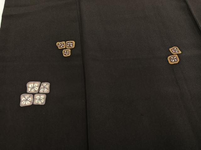 平和屋着物●上質な小紋　花尽くし　正絹　逸品　AABJ3906ph