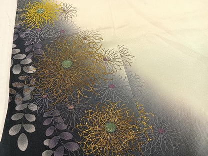 平和屋着物●豪華振袖　花尽くし　花はれぎ　金彩　丹後ちりめん　仮絵羽　逸品　未使用　AABJ3907ph