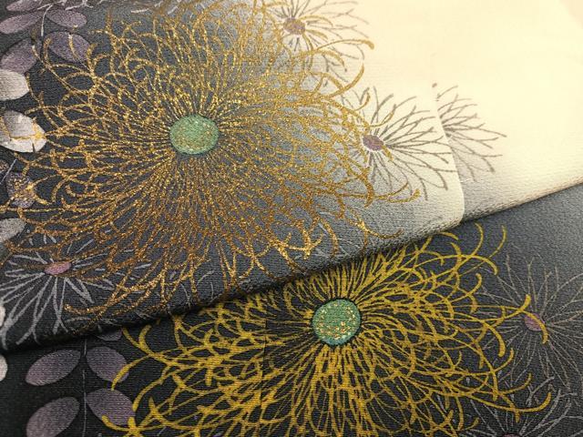 平和屋着物●豪華振袖　花尽くし　花はれぎ　金彩　丹後ちりめん　仮絵羽　逸品　未使用　AABJ3907ph
