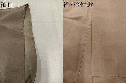 平和屋着物●訪問着　竹屋町刺繍　草木文　暈し染め　金彩　正絹　逸品　AABJ3926ph