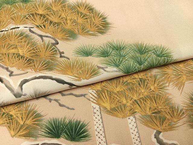 平和屋着物●豪華色留袖　作家物　松　暈し染め　正絹　逸品　AABJ3927ph