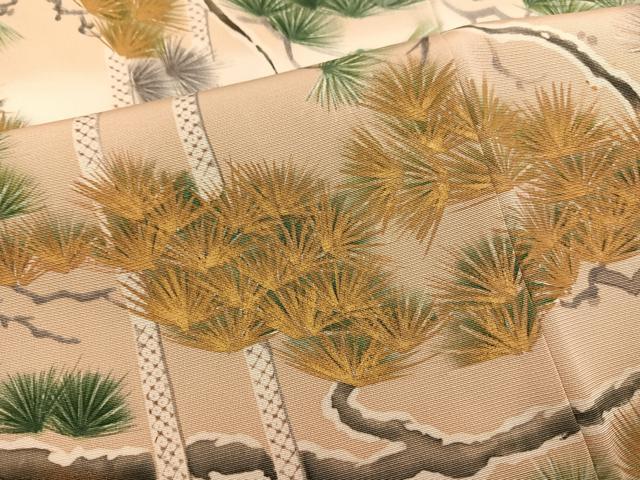 平和屋着物●豪華色留袖　作家物　松　暈し染め　正絹　逸品　AABJ3927ph