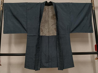 平和屋着物●男性　本場大島紬　アンサンブル　80亀甲　総詰め　正絹　逸品　未使用　AABJ3933ph