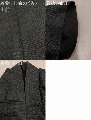 平和屋着物●男性　本場大島紬　アンサンブル　100亀甲　総詰め　正絹　逸品　AABJ3945ph