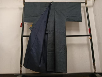 平和屋着物●男性　本場大島紬　アンサンブル　100亀甲　総詰め　正絹　逸品　AABJ3945ph