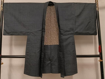 平和屋着物●男性　本場大島紬　アンサンブル　100亀甲　総詰め　正絹　逸品　AABJ3945ph